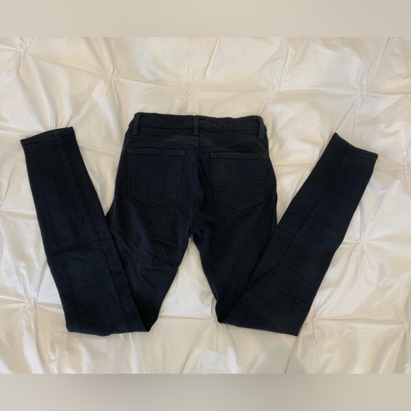 J Brand Mid-rise Super Skinny in Seriously Black - Picture 4 of 4